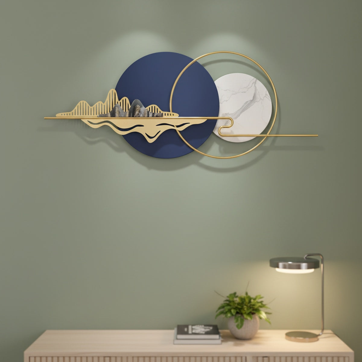 Blue Mountains Metal Wall Art