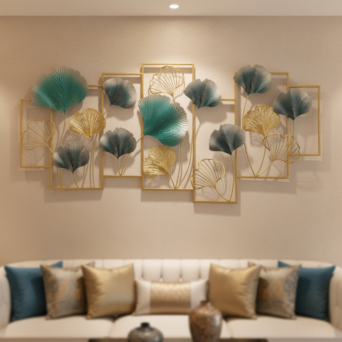 Ginkgo Leaves Metal Wall Art