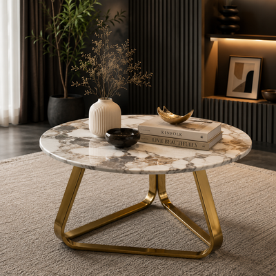 Gold Center Table