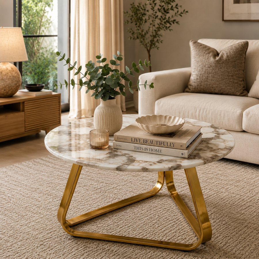 Gold Center Table