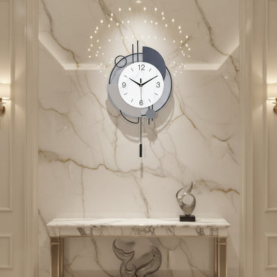 Abstract Pendulum Wall Clock