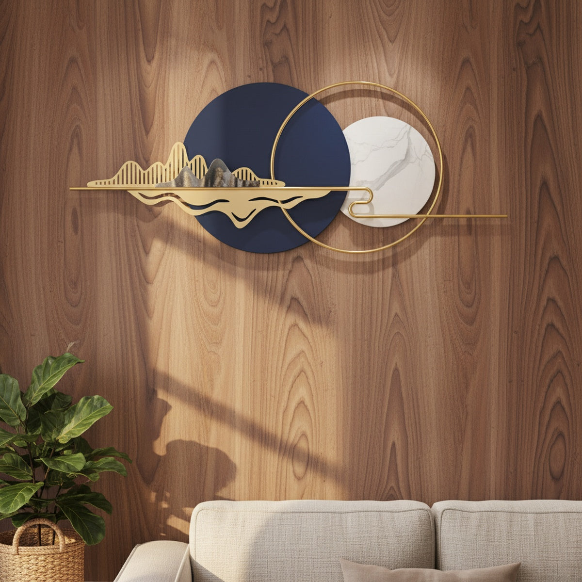 Blue Mountains Metal Wall Art