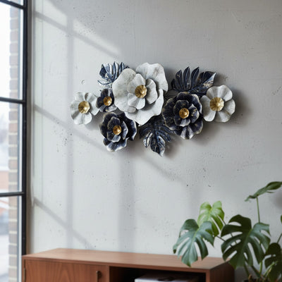 Floral Bloom Metal Wall Art