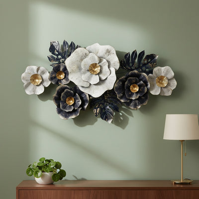 Floral Bloom Metal Wall Art