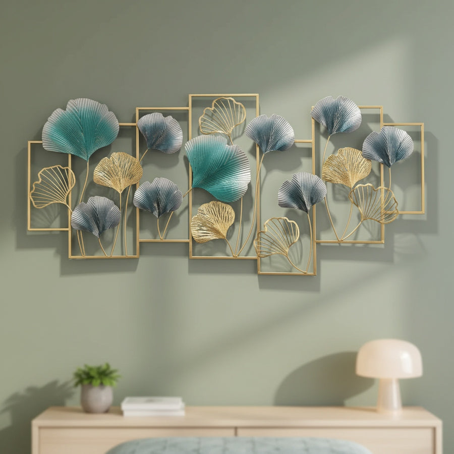 Ginkgo Leaves Metal Wall Art