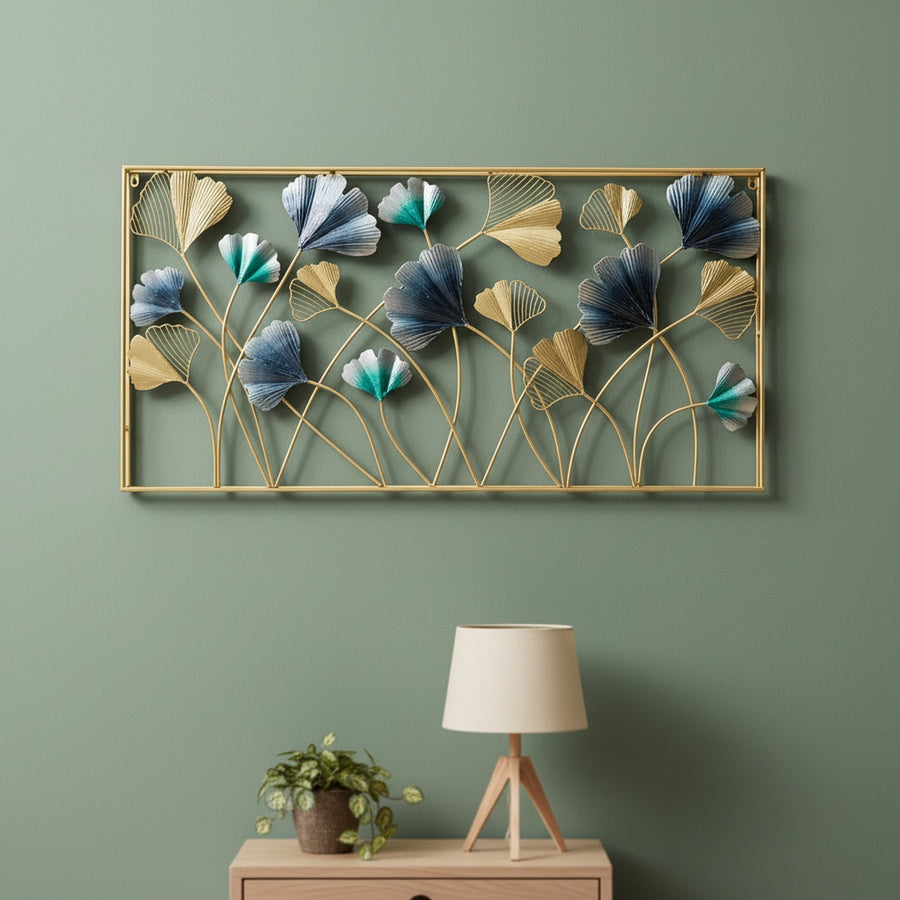Ginkgo Leaves Metal Wall Art