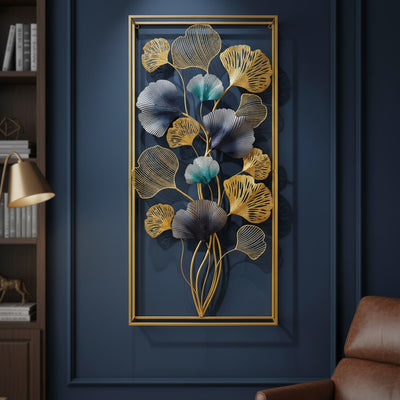 Ginkgo Leaves Metal Wall Art