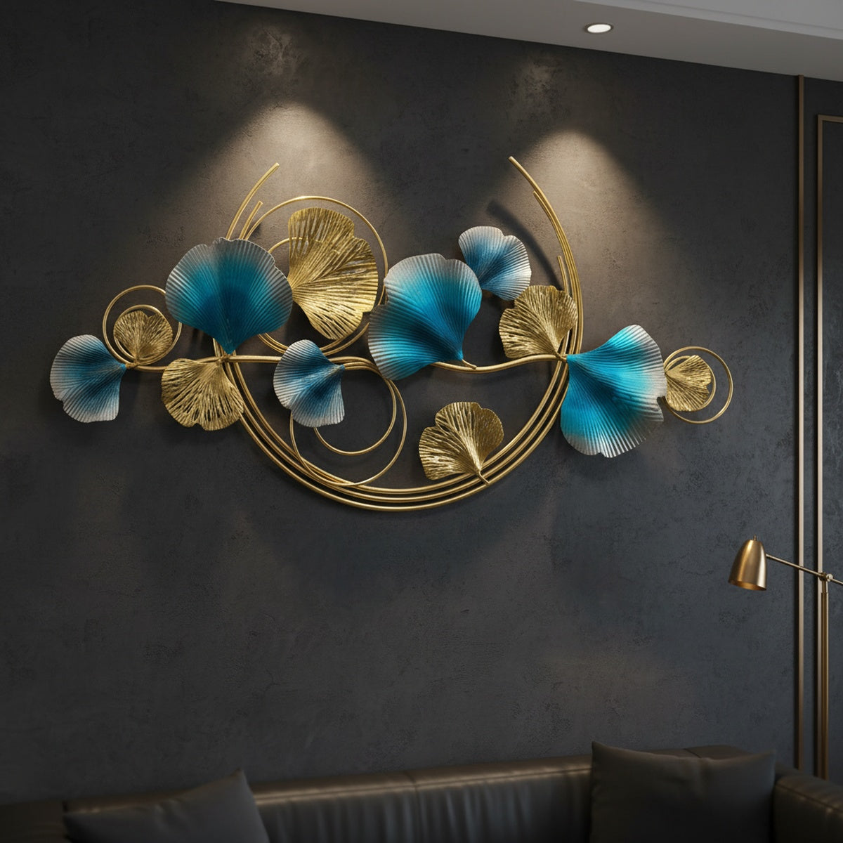 Half Moon Metal Wall Art