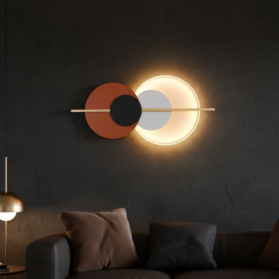 LED Circle Metal Wall Art