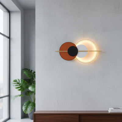 LED Circle Metal Wall Art