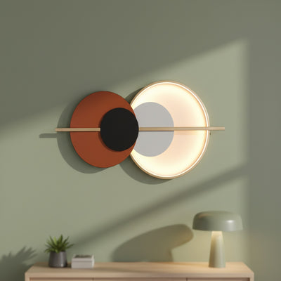 LED Circle Metal Wall Art