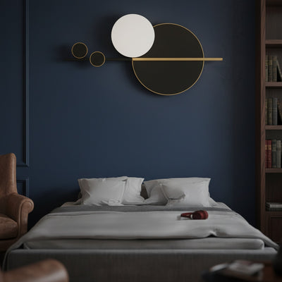 Modern Circle LED Metal Wall Art