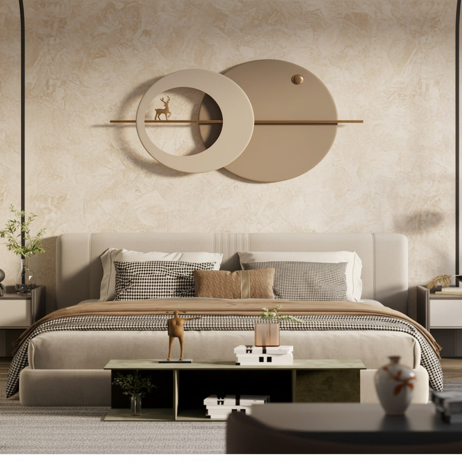 Taupe Deer Metal Wall Art